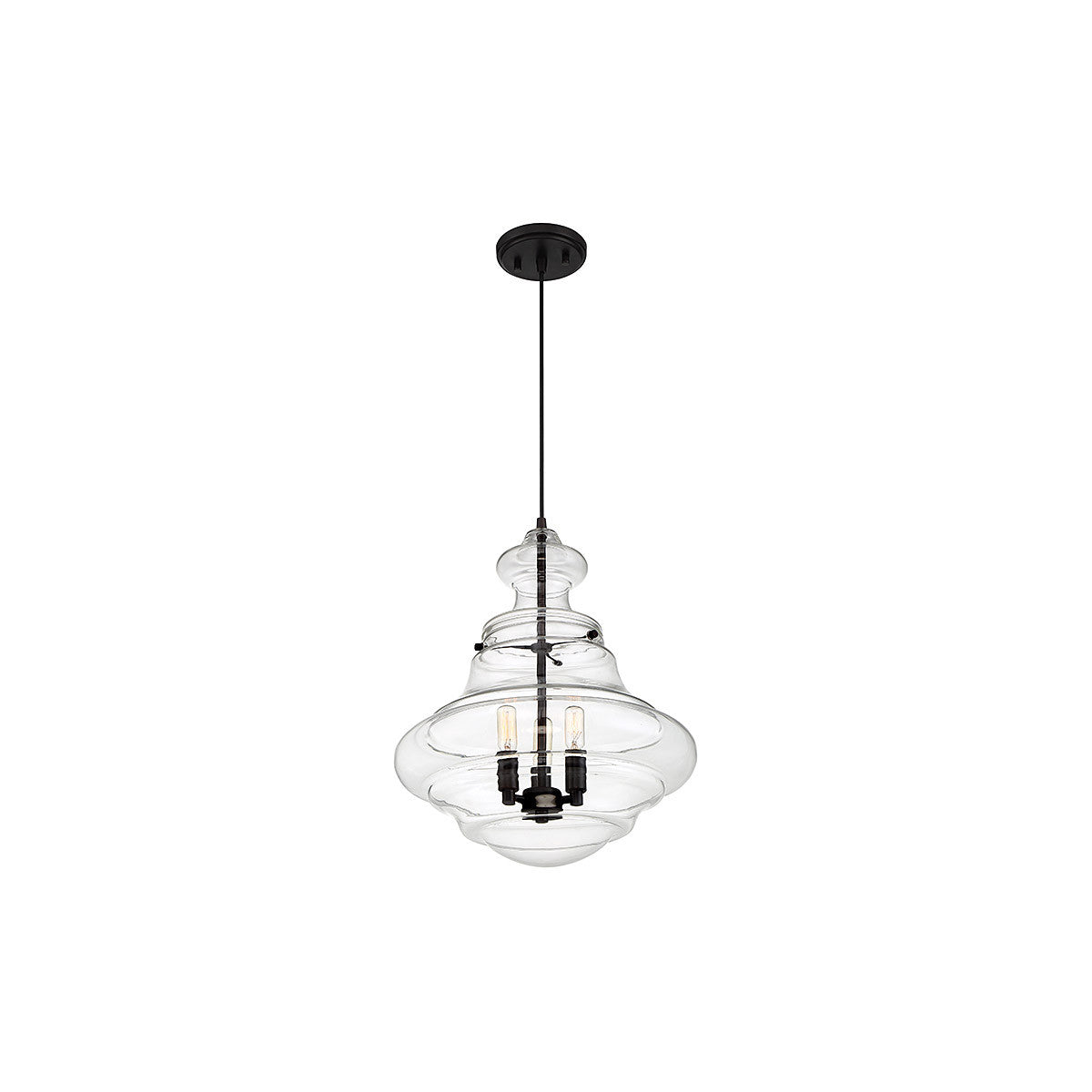 Meridian Lite Trends 3-Light Pendant in Oil Rubbed Bronze M70058ORB