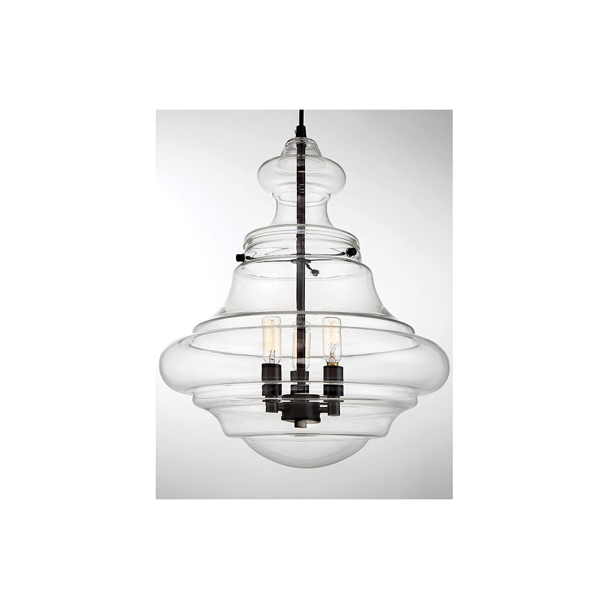 Meridian Lite Trends 3-Light Pendant in Oil Rubbed Bronze M70058ORB