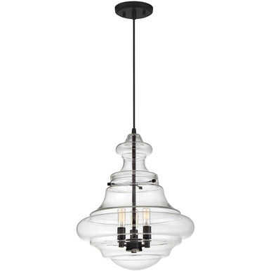 Meridian Lite Trends 3-Light Pendant in Oil Rubbed Bronze M70058ORB