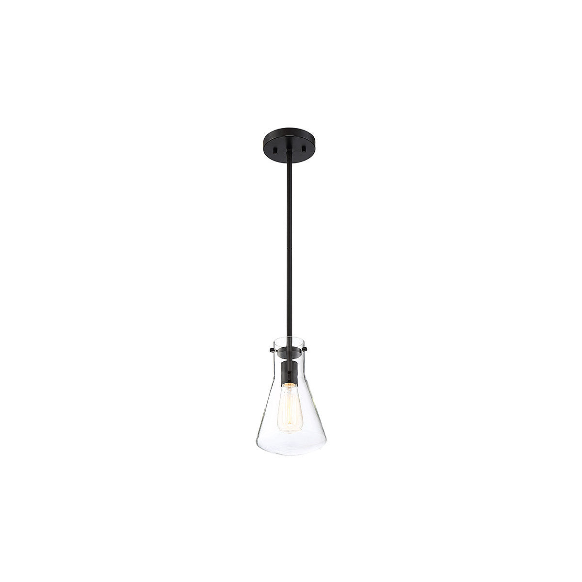 Meridian Lite Trends 1-Light Pendant in Matte Black M70063MBK