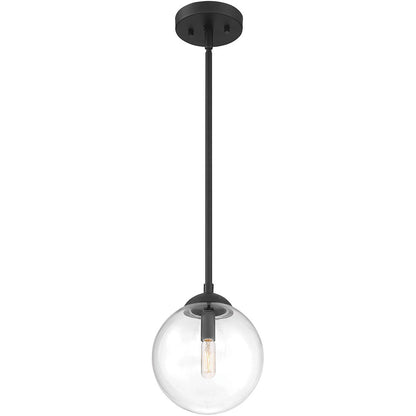 Meridian Lite Trends 1-Light Mini Pendant in Matte Black M70067MBK