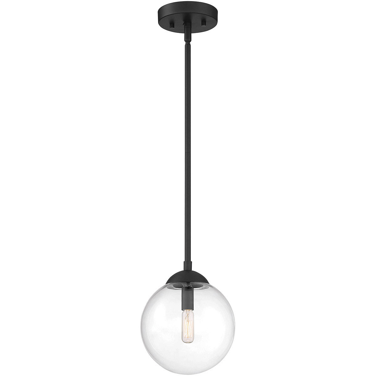 Meridian 1-Light Mini Pendant in Matte Black M70067MBK