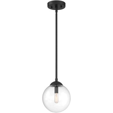 Meridian Lite Trends 1-Light Mini Pendant in Matte Black M70067MBK