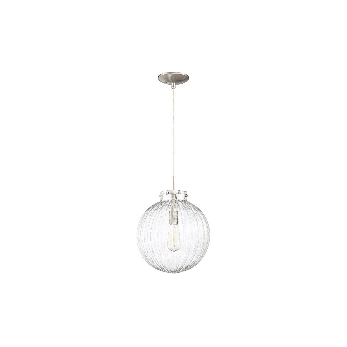 Meridian Lite Trends 1-Light Mini Pendant in Brushed Nickel M70068BN