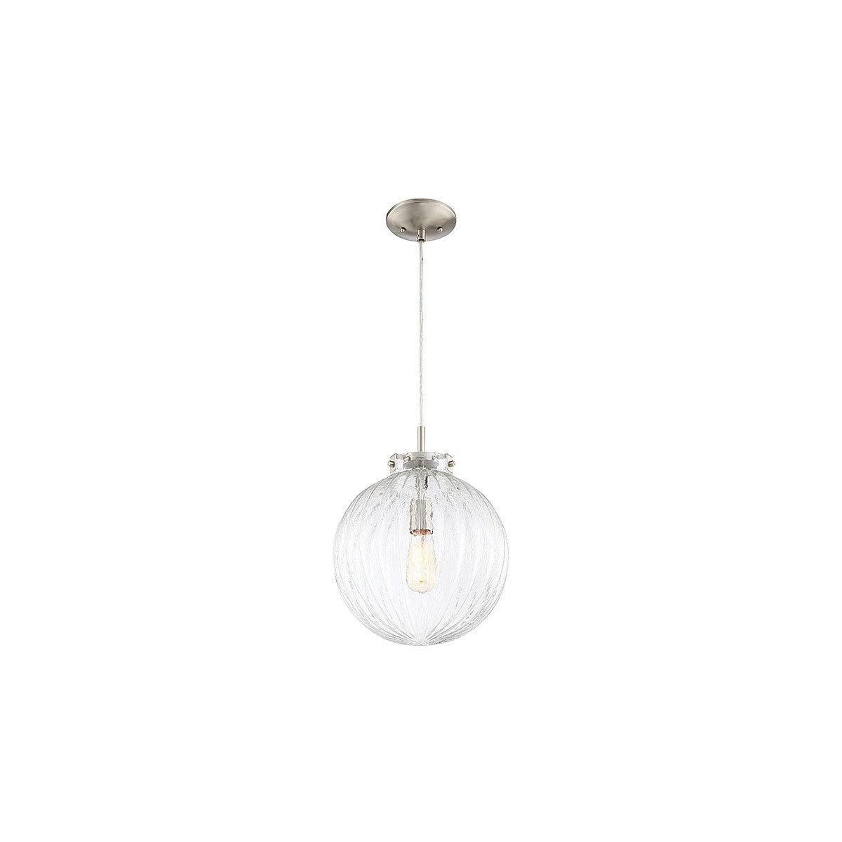 Meridian Lite Trends 1-Light Mini Pendant in Brushed Nickel M70068BN