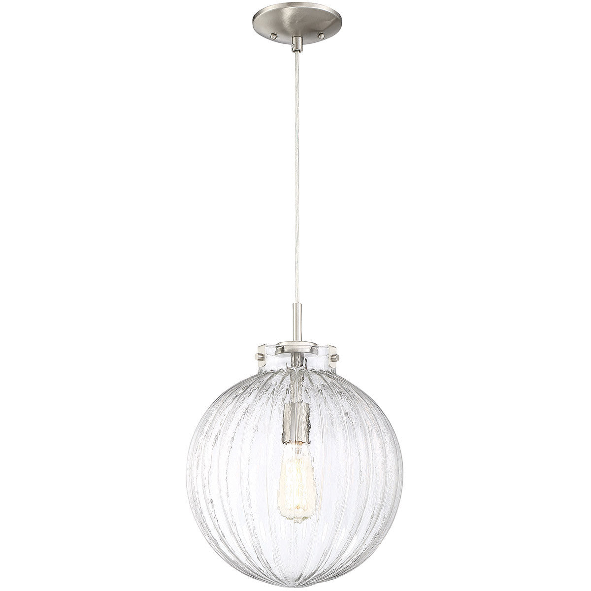 Meridian 1-Light Mini Pendant in Brushed Nickel M70068BN