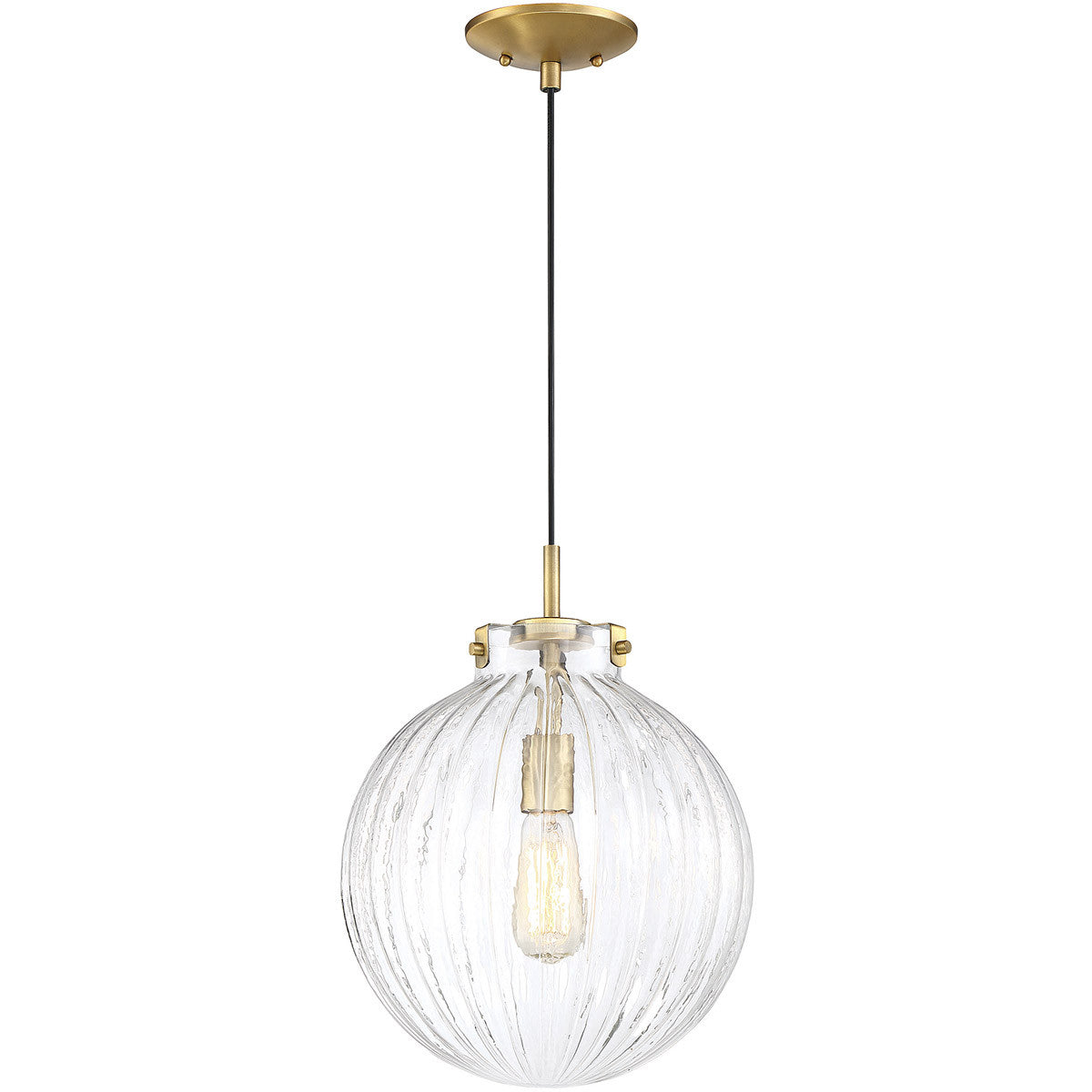 Meridian 1-Light Mini Pendant in Natural Brass M70068NB