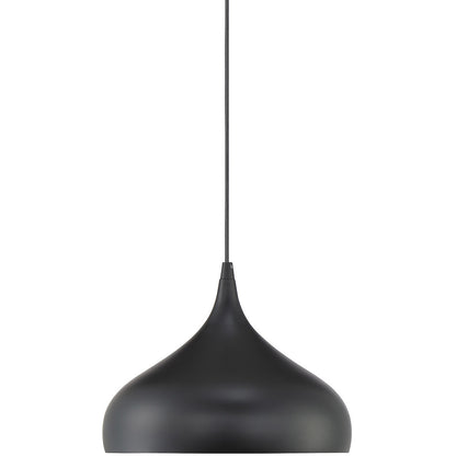 Meridian Lite Trends 1-Light Plug-In Mini Pendant in Matte Black M70075MBK