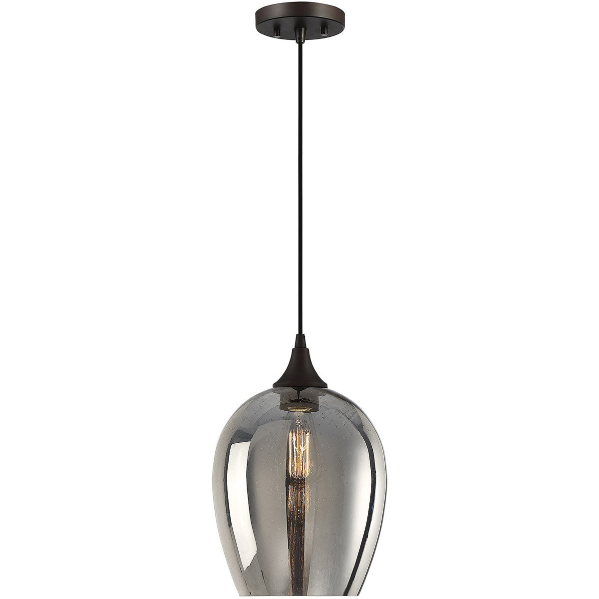 Meridian Lite Trends 1-Light Mini Pendant in Oil Rubbed Bronze M70076ORB