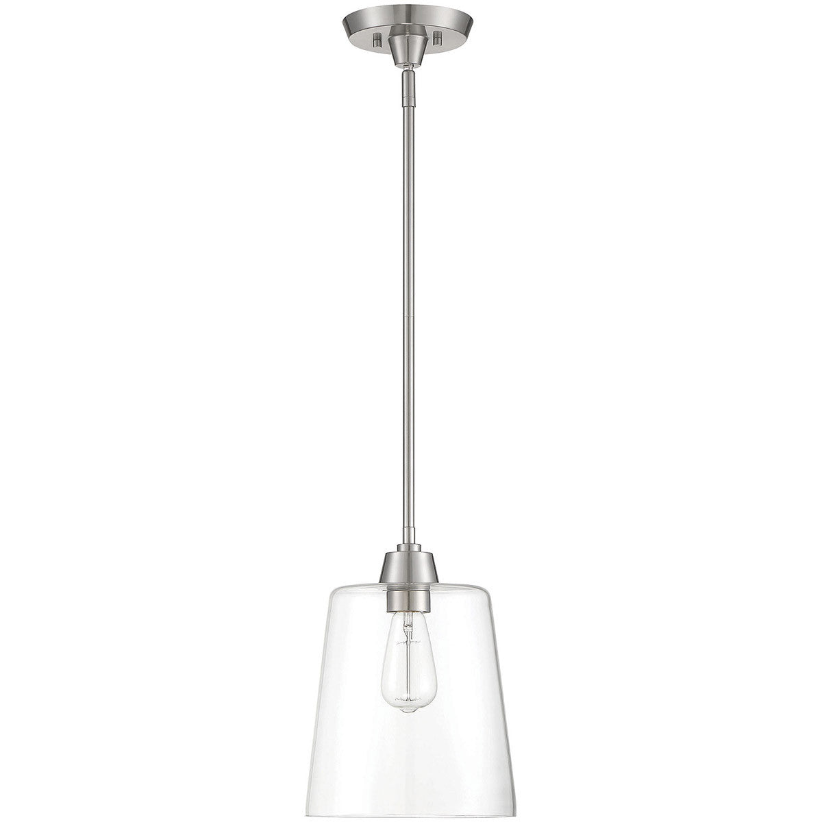 Meridian Lite Trends 1-Light Pendant in Brushed Nickel M70081BN