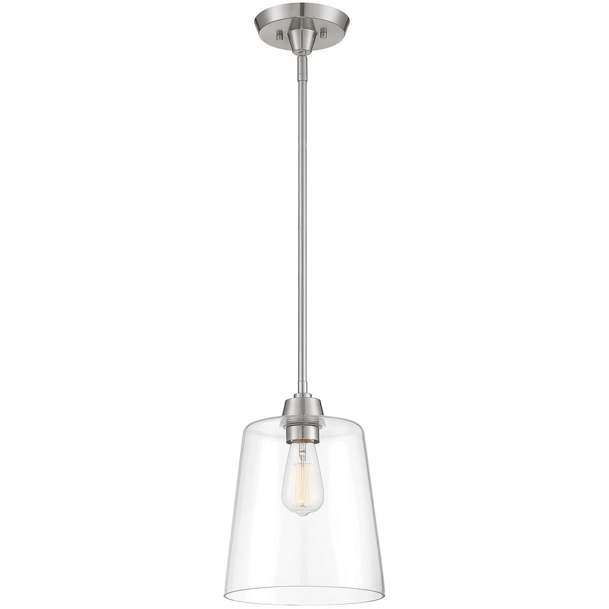 Meridian 1-Light Pendant in Brushed Nickel M70081BN