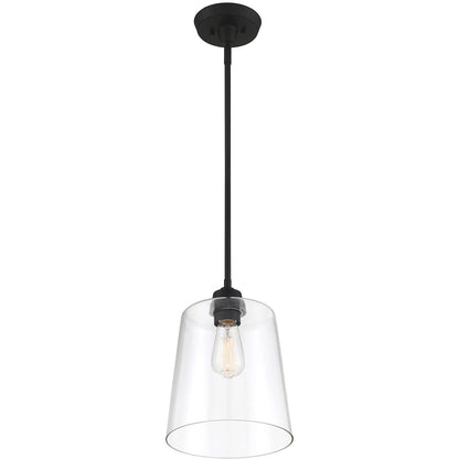 Meridian Lite Trends 1-Light Pendant in Matte Black M70081MBK