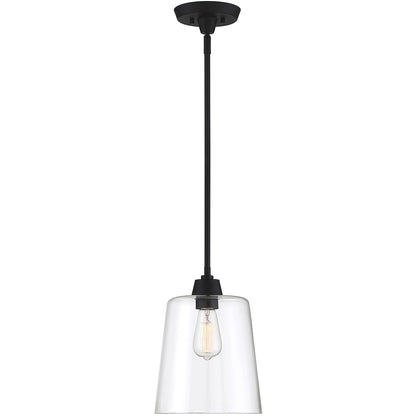 Meridian Lite Trends 1-Light Pendant in Matte Black M70081MBK