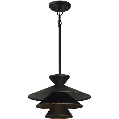 Meridian Lite Trends 1-Light Pendant in Matte Black M70096MBK