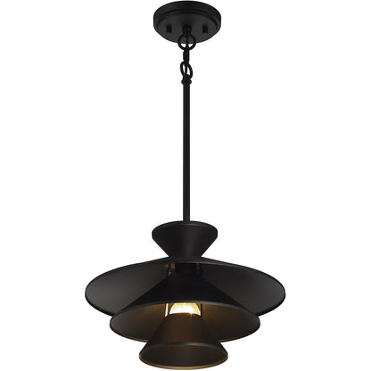 Meridian Lite Trends 1-Light Pendant in Matte Black M70096MBK