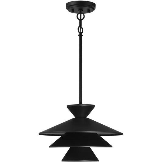 Meridian 1-Light Pendant in Matte Black M70096MBK