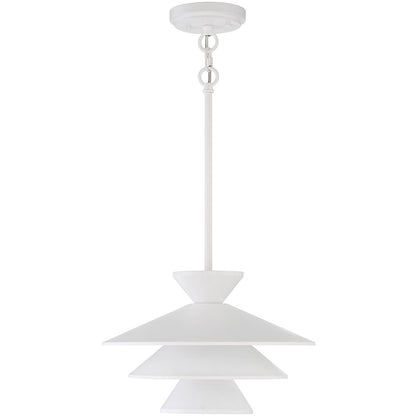 Meridian Lite Trends 1-Light Pendant in White M70096WH