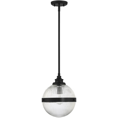 Meridian Lite Trends 1-Light Mini Pendant in Matte Black M70100MBK