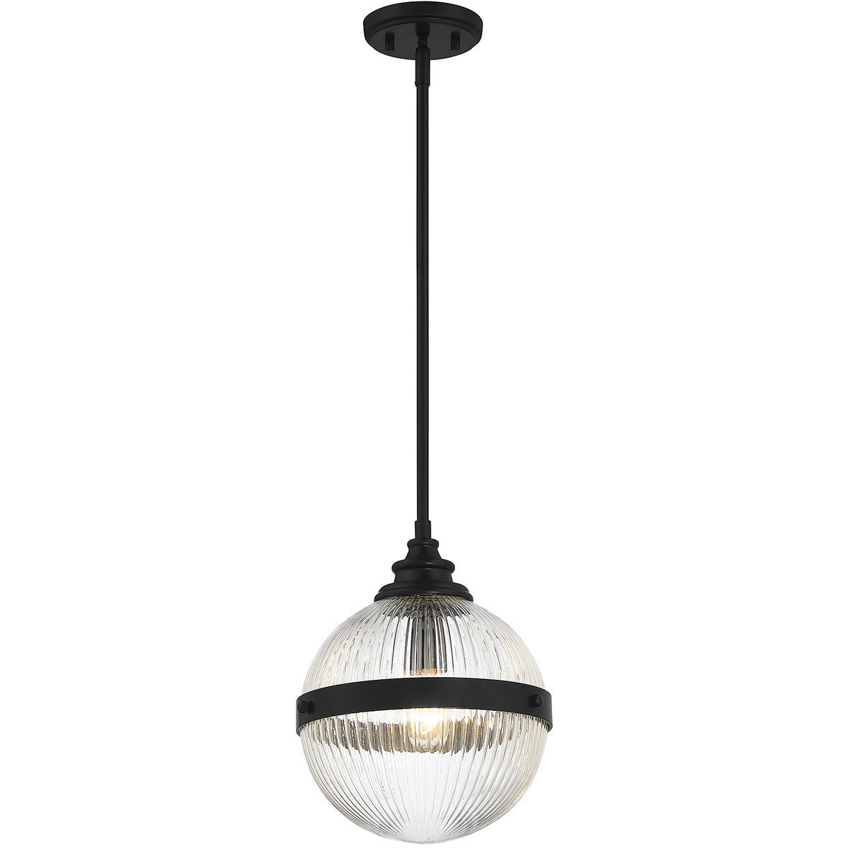 Meridian Lite Trends 1-Light Mini Pendant in Matte Black M70100MBK