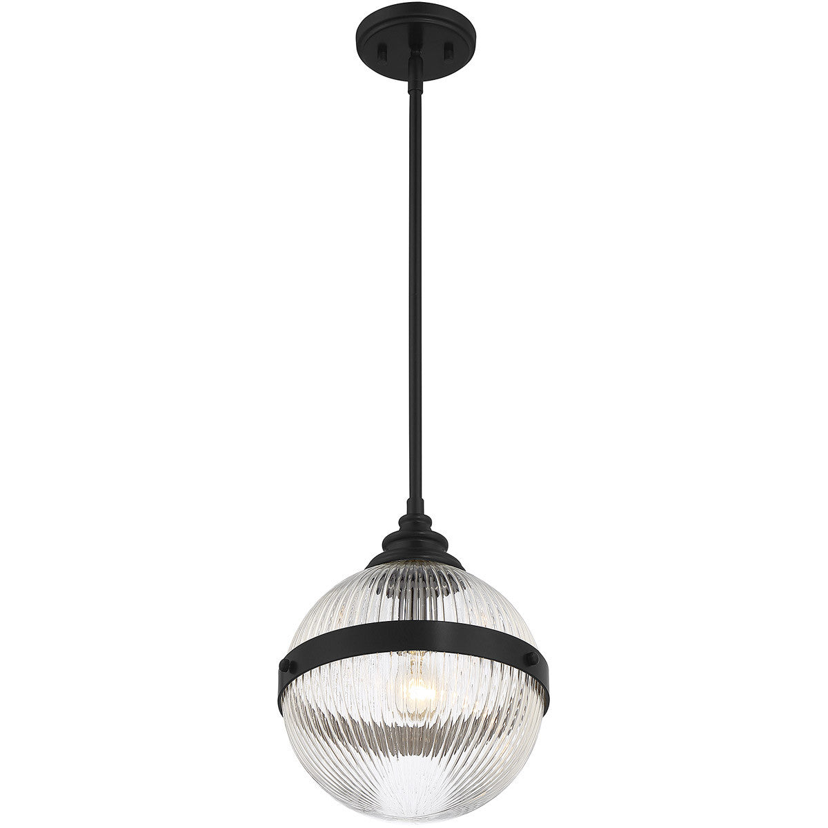 Meridian Lite Trends 1-Light Mini Pendant in Matte Black M70100MBK