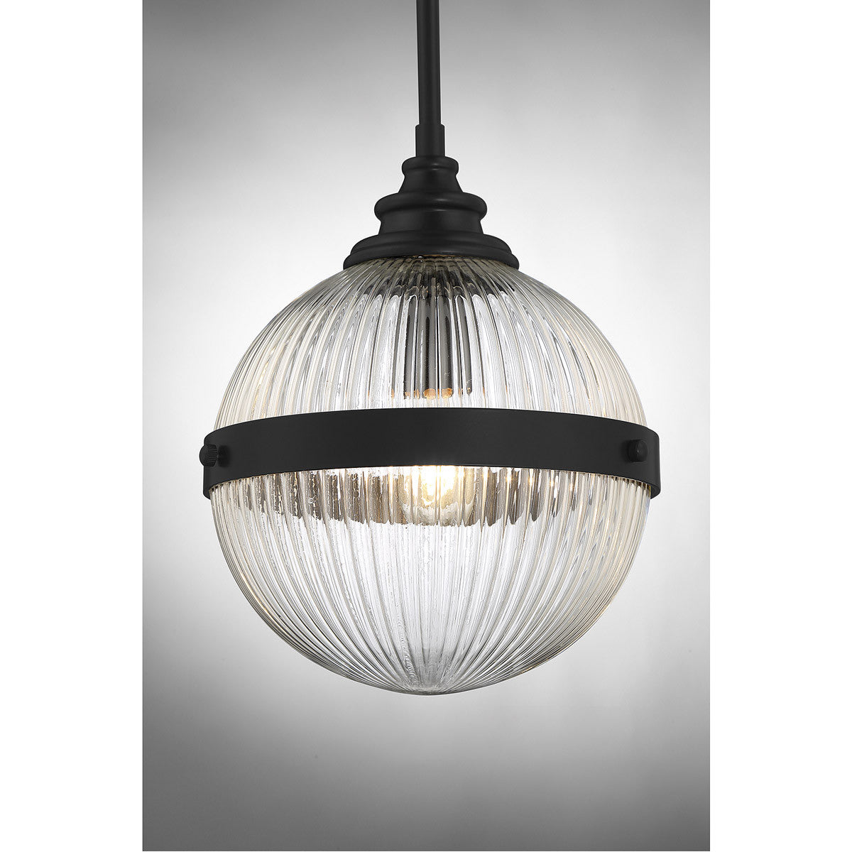 Meridian Lite Trends 1-Light Mini Pendant in Matte Black M70100MBK