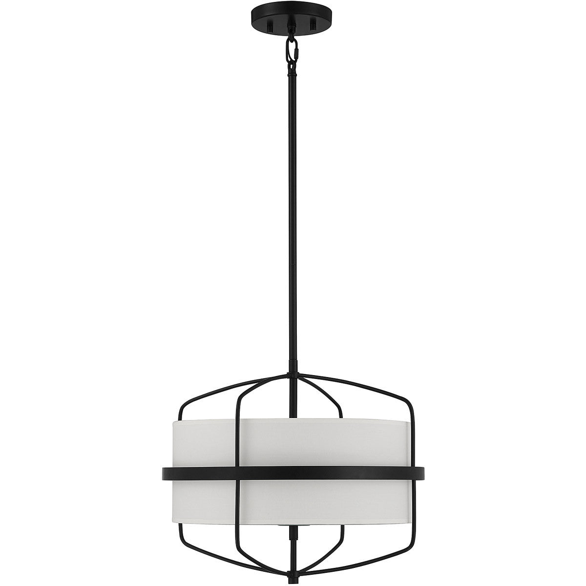 Meridian Lite Trends 3-Light Pendant in Matte Black M70101MBK