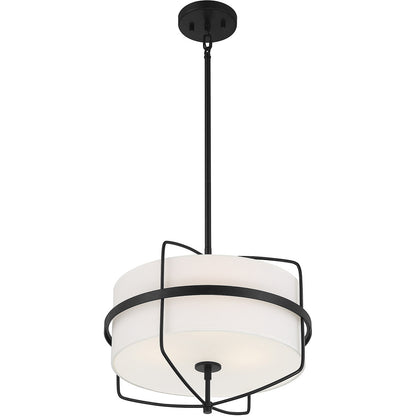 Meridian Lite Trends 3-Light Pendant in Matte Black M70101MBK