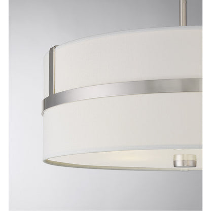 Meridian Lite Trends 4-Light Pendant in Brushed Nickel M70102BN