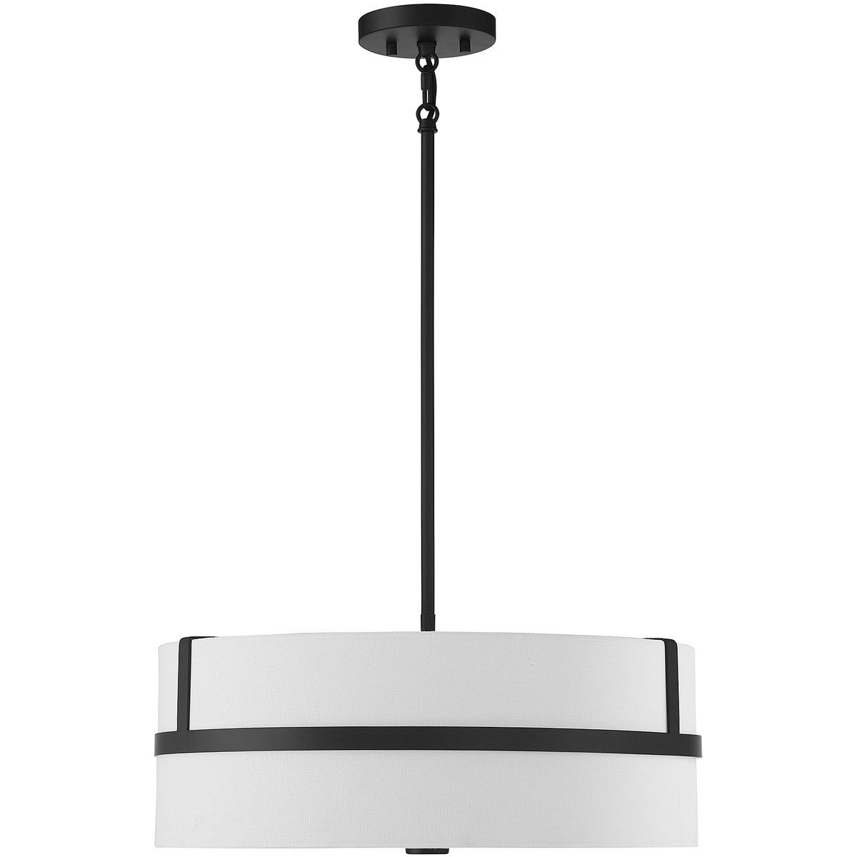 Meridian Lite Trends 4-Light Pendant in Matte Black M70102MBK