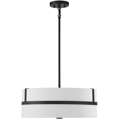 Meridian Lite Trends 4-Light Pendant in Matte Black M70102MBK