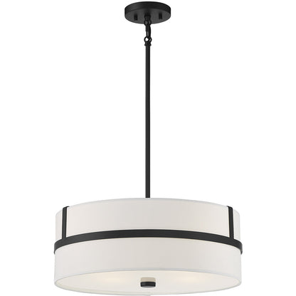 Meridian Lite Trends 4-Light Pendant in Matte Black M70102MBK