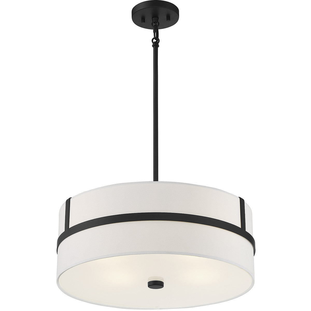 Meridian Lite Trends 4-Light Pendant in Matte Black M70102MBK