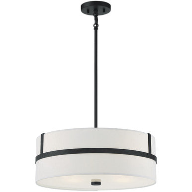 Meridian Lite Trends 4-Light Pendant in Matte Black M70102MBK