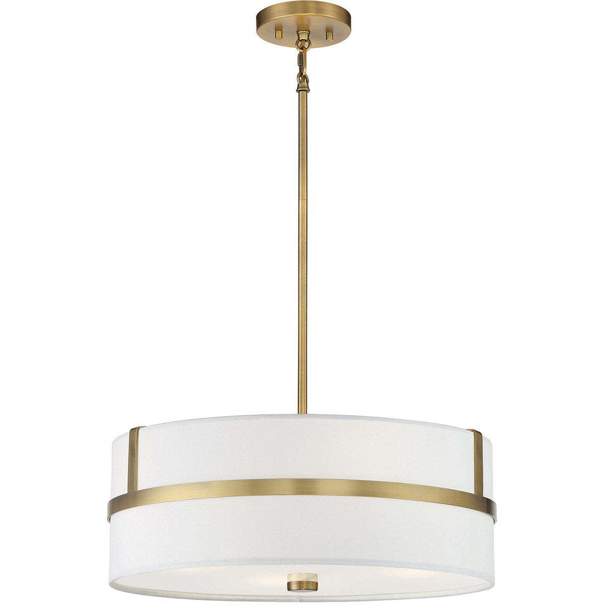 Meridian 4-Light Pendant in Natural Brass M70102NB