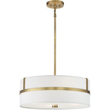 Meridian Lite Trends 4-Light Pendant in Natural Brass M70102NB