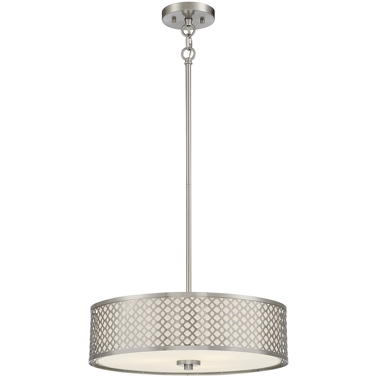 Meridian 3-Light Pendant in Brushed Nickel M70108BN