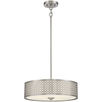 Meridian 3-Light Pendant in Brushed Nickel M70108BN