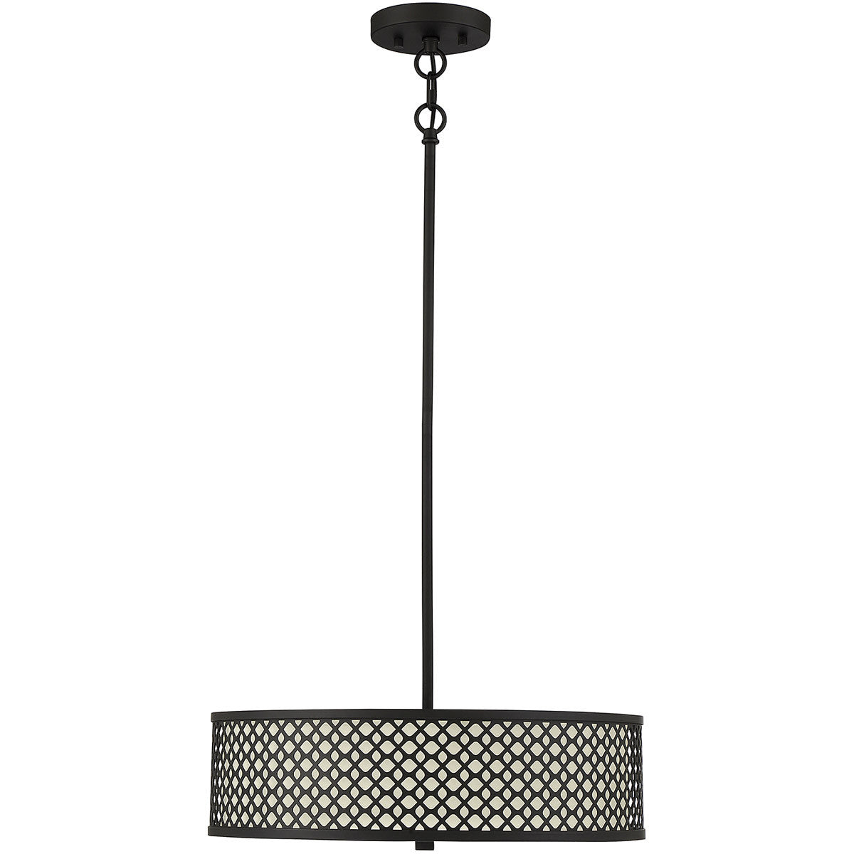 Meridian Lite Trends 3-Light Pendant in Matte Black M70108MBK