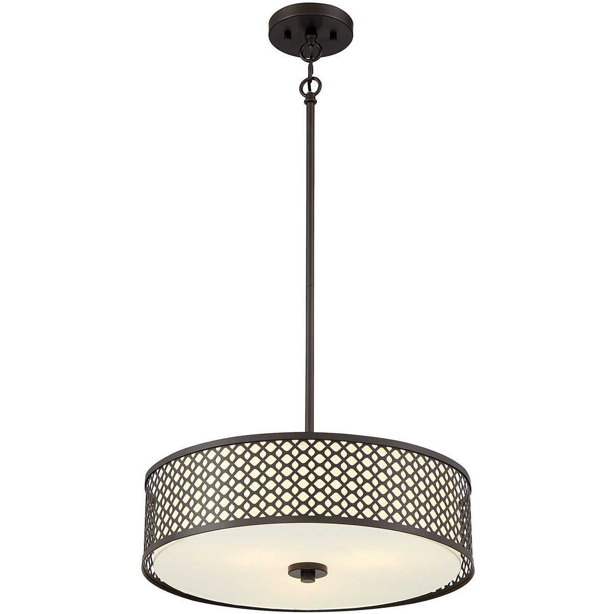 Meridian Lite Trends 3-Light Pendant in Oil Rubbed Bronze M70108ORB