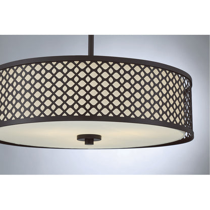 Meridian Lite Trends 3-Light Pendant in Oil Rubbed Bronze M70108ORB