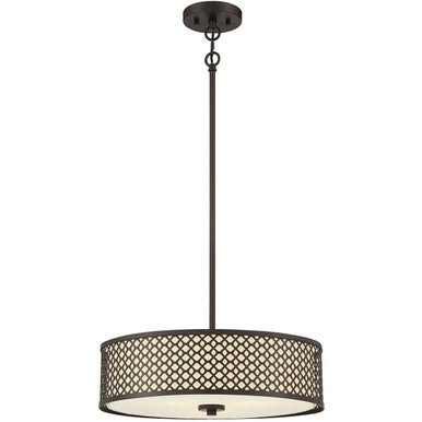 Meridian Lite Trends 3-Light Pendant in Oil Rubbed Bronze M70108ORB