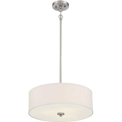 Meridian Lite Trends 3-Light Pendant in Brushed Nickel M70109BN