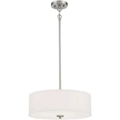 Meridian 3-Light Pendant in Brushed Nickel M70109BN