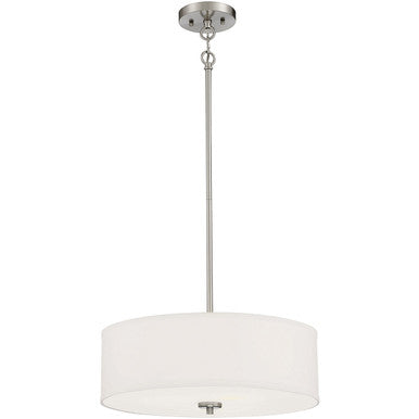 Meridian Lite Trends 3-Light Pendant in Brushed Nickel M70109BN