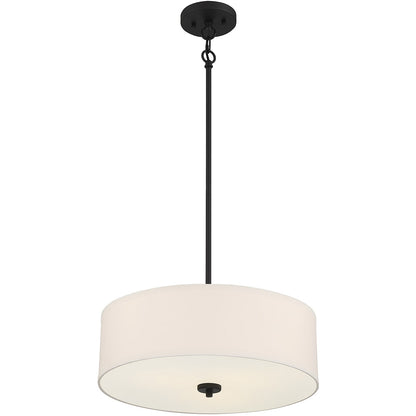 Meridian Lite Trends 3-Light Pendant in Matte Black M70109MBK