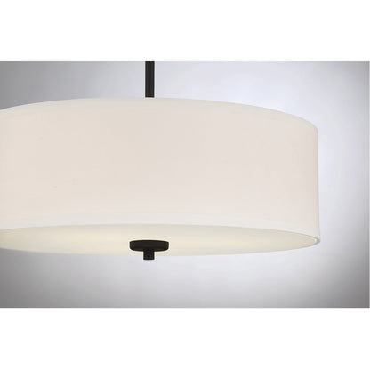 Meridian Lite Trends 3-Light Pendant in Matte Black M70109MBK