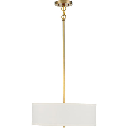 Meridian Lite Trends 3-Light Pendant in Warm Brass M70109NB