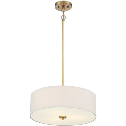 Meridian Lite Trends 3-Light Pendant in Warm Brass M70109NB