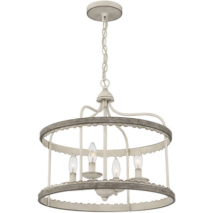 Meridian Lite Trends 4-Light Pendant in Silo M70110SIL