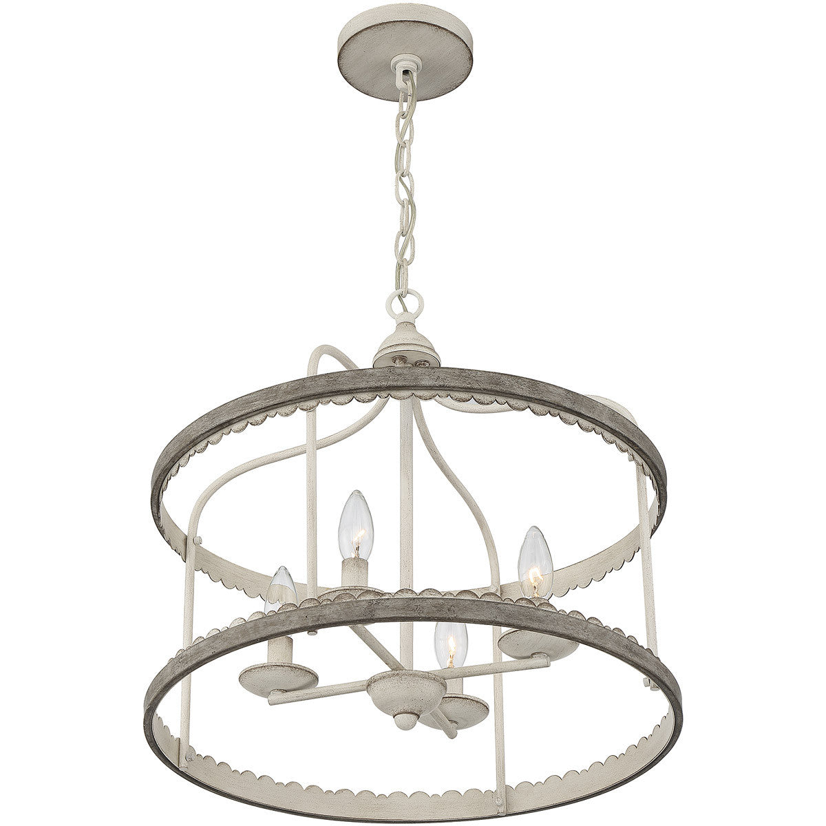 Meridian Lite Trends 4-Light Pendant in Silo M70110SIL